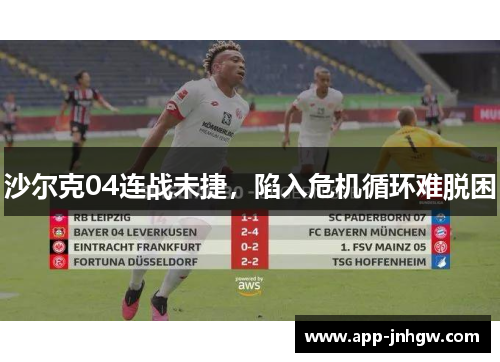 沙尔克04连战未捷，陷入危机循环难脱困