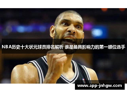 NBA历史十大状元球员排名解析 谁是最具影响力的第一顺位选手